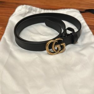 Gucci GG (smallGG) marmont belt! Authentic ❤️